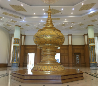 Entrance hall of Myanmar (Burma) Parliament