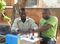 A voter is registered in the South East