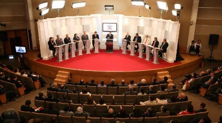 Presidential Candidates Debate in Lima, Peru in March 2016