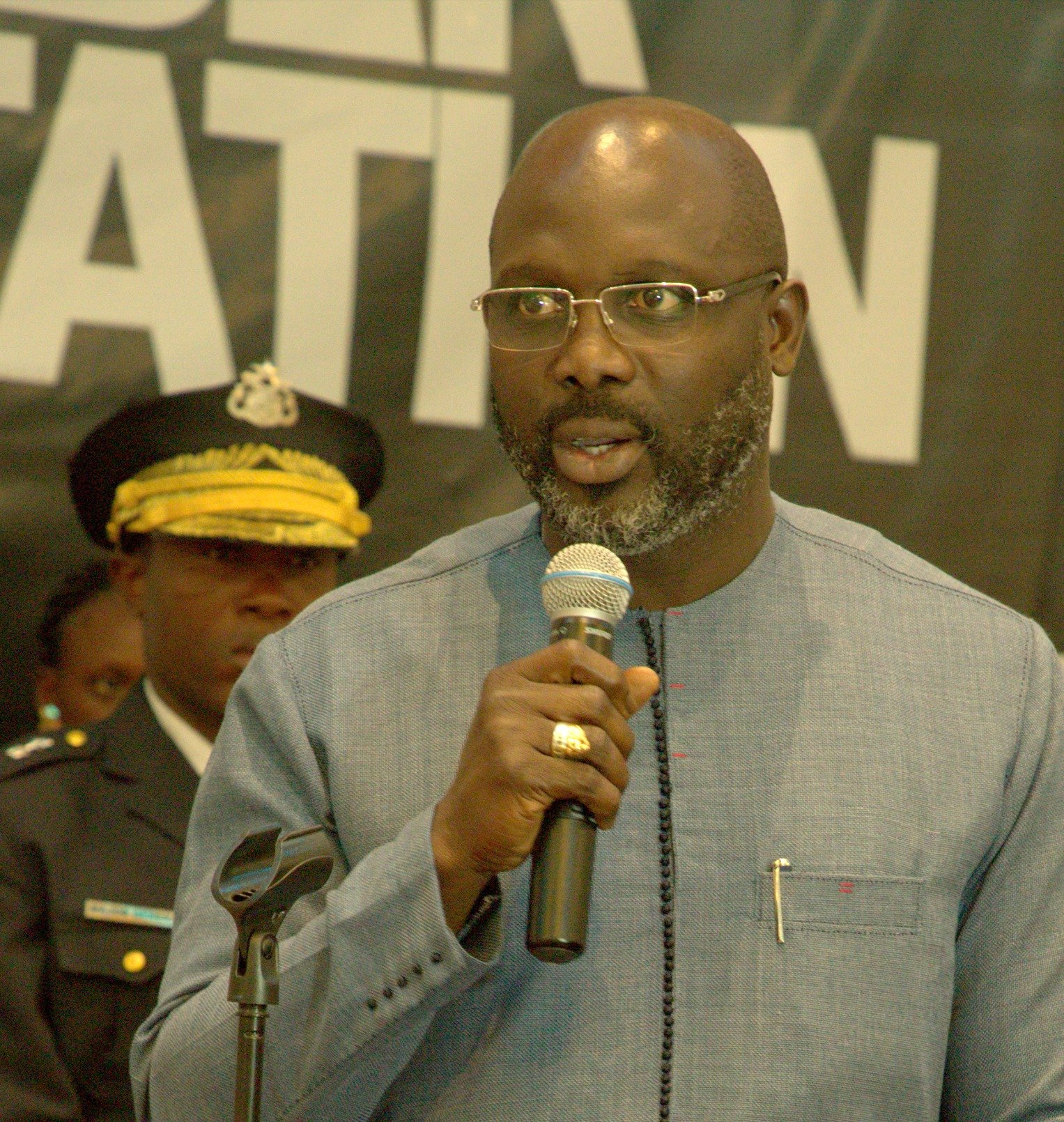 President Weah at Member Orientation