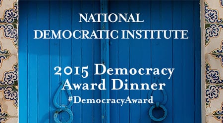 NDI Democracy Award Dinner Graphic