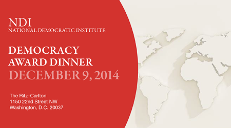 Democracy Award Dinner: Get Tickets