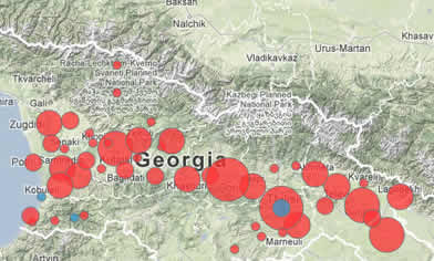Georgia election map
