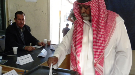 Jordanian voter