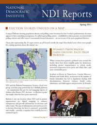 NDI Reports Spring 2011
