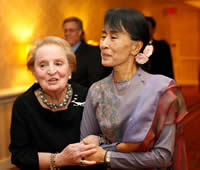 Albright and Aung San Suu Kyi