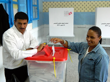 Tunisian voters