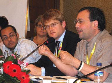 Parties panel at the World Movement for Democracy