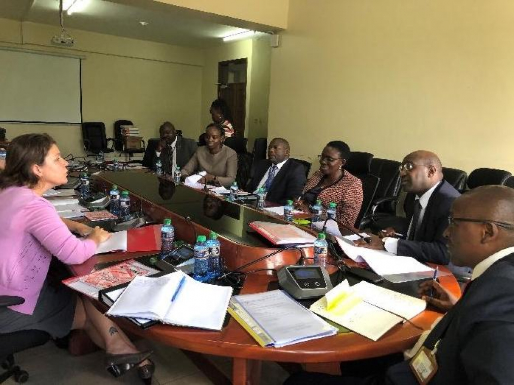 Former U.S. House Ethics Committee experts speaking with members of the Parliamentary Service Ethics and Integrity Committee, which is comprised of expert parliamentary staff. Photo taken on November 7, 2019.