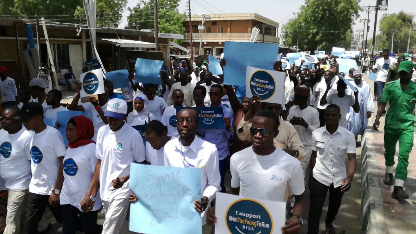 "We are Not Too Young To Run": Youth in Nigeria March to Support Bill