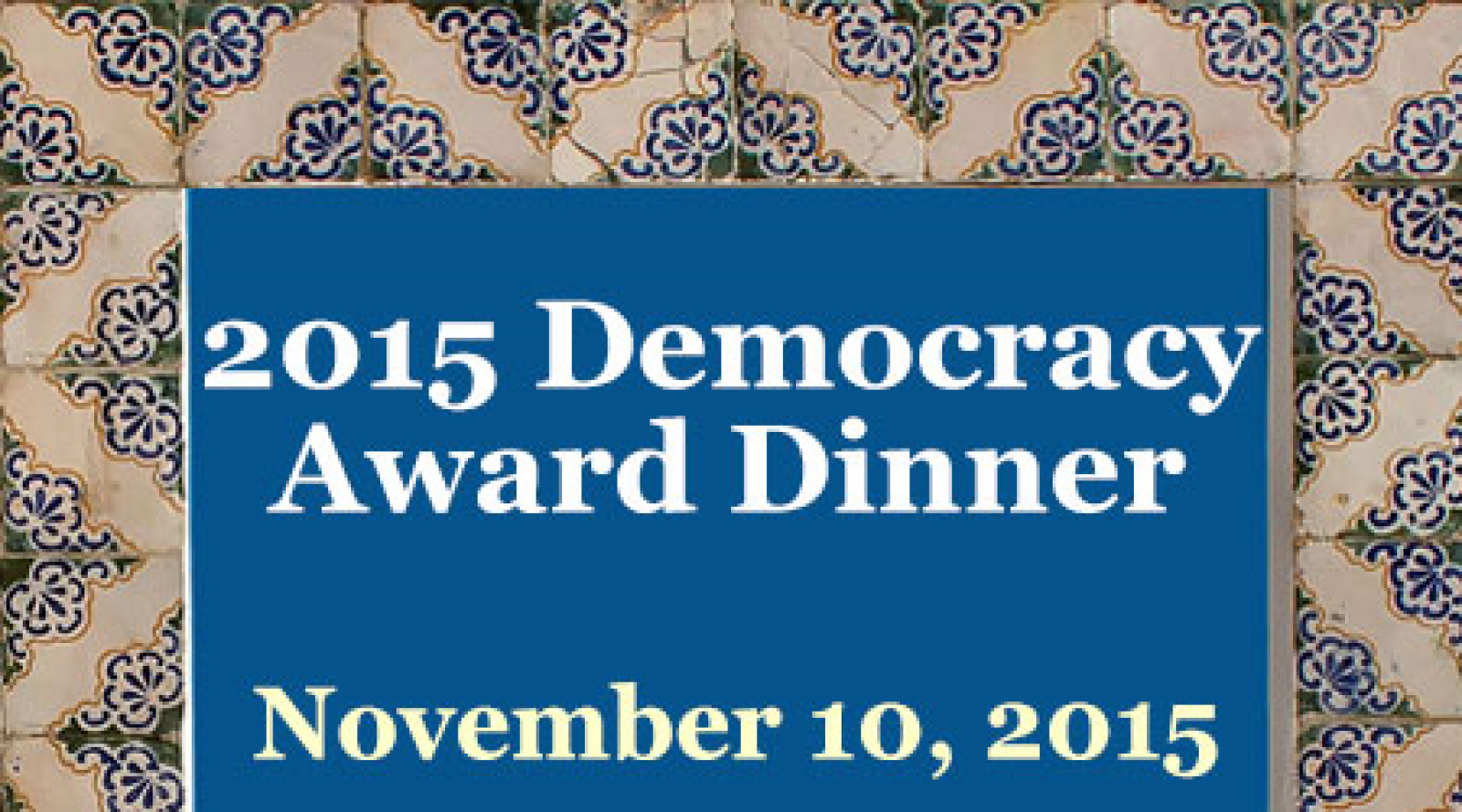 At November 10 Dinner, NDI to Honor UN High Commissioner for Refugees and Four Tunisians Who Are Advancing the Promise of Democracy 