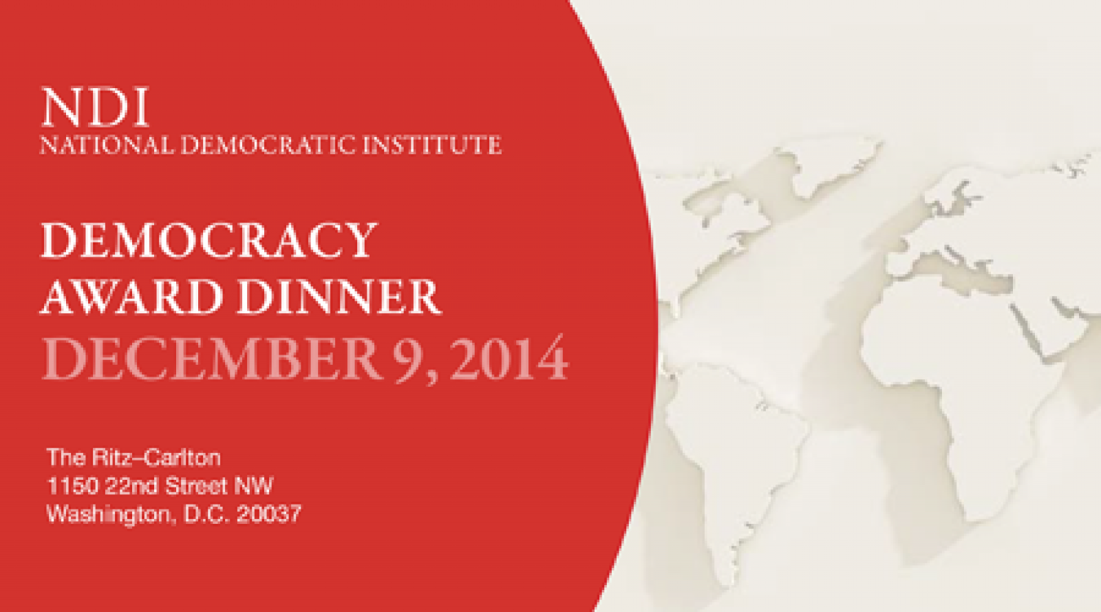 Vice President Biden to Deliver Remarks to NDI Award Dinner; Ukrainian Activists to be Honored