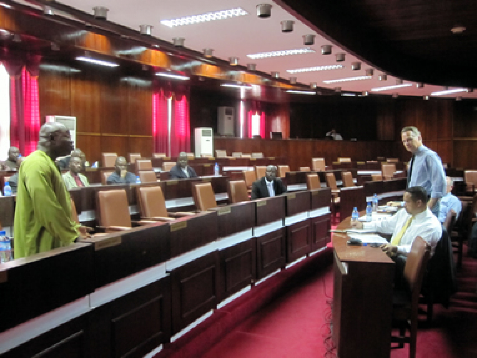 In Liberia, U.S. Congressional Delegation Reaffirms Commitment to Legislative Research