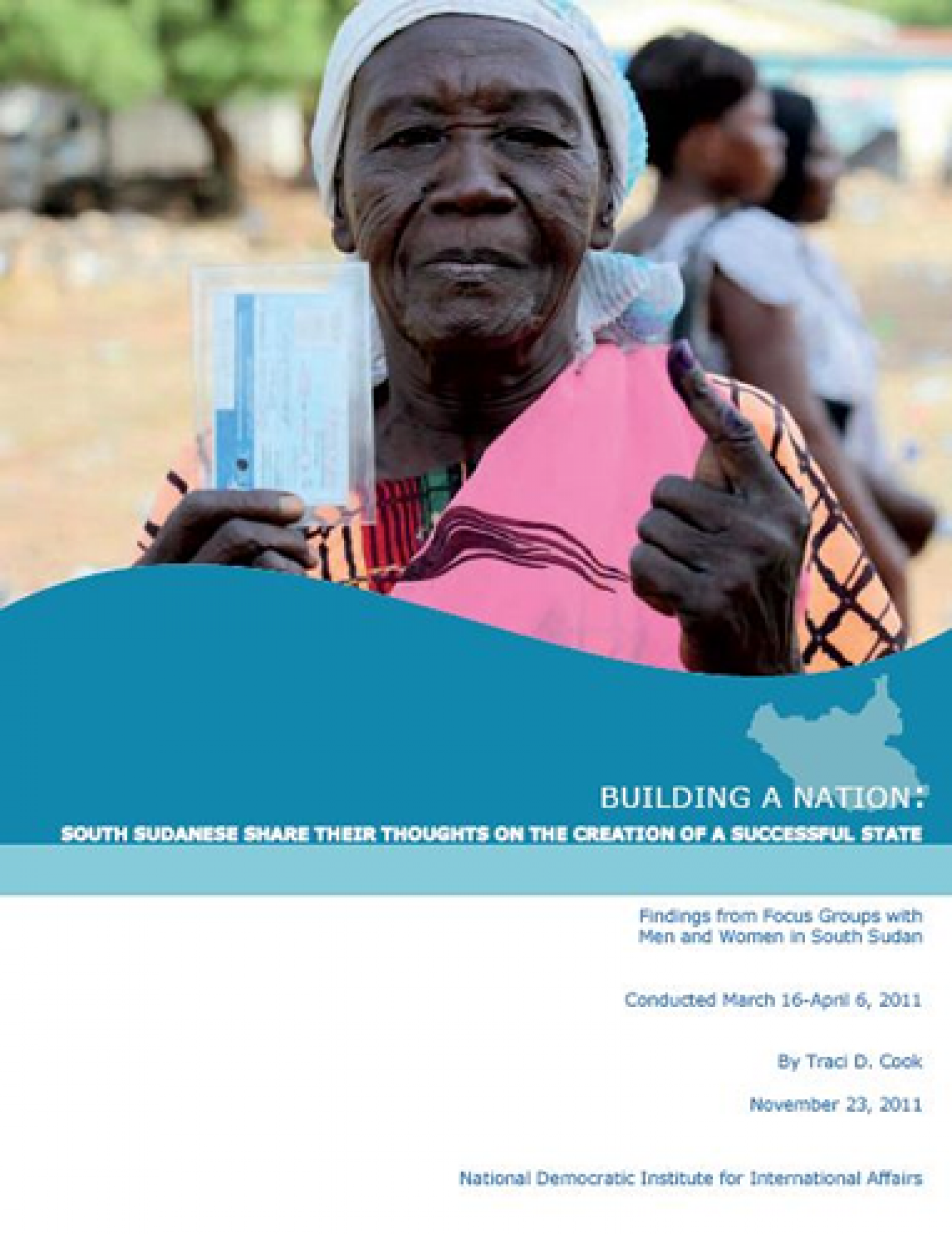 NDI Focus Group Research Documents South Sudanese Views on Building a New Nation