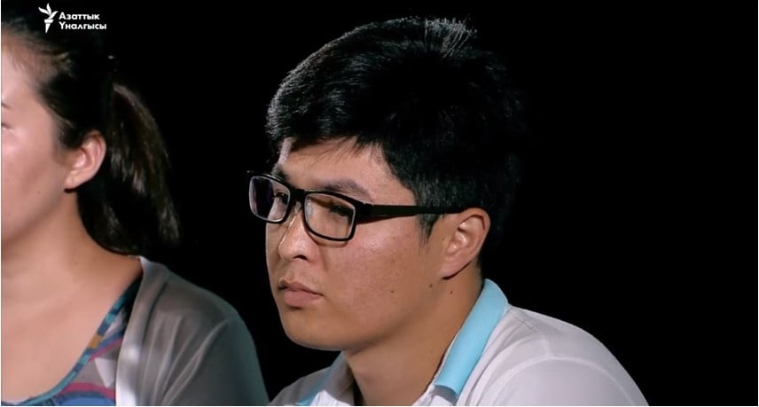 Man asking question