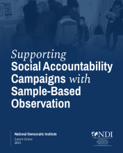 Supporting Social Accountability Campaigns with Sample-Based Observation