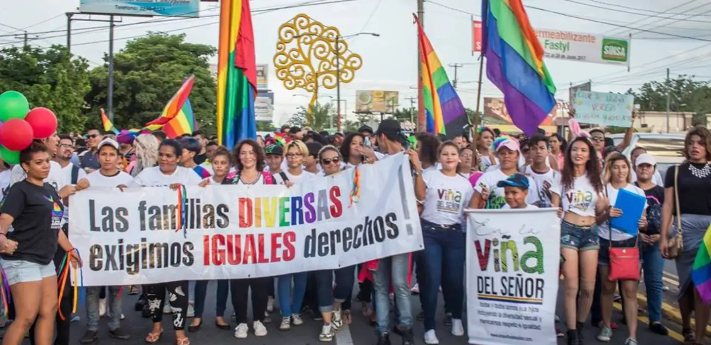 pride parade in Managua