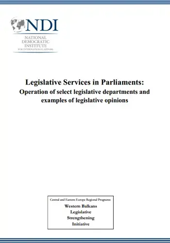 2017 Legislative Services Study Cover