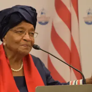 Ellen Johnson Sirleaf at House Democracy Partnership