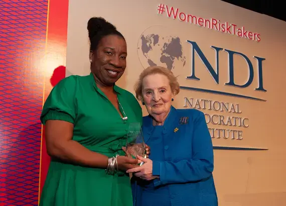 Madeleine Albright and Tarana Burke