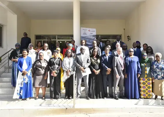 Participants and special guests following the opening ceremony.