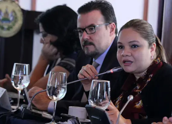 Guatemalan Deputy Maria Cristina Quinto shares her opinion on a declaration signed by deputies to address critical security challenges within the Northern Triangle subregion of Central America.