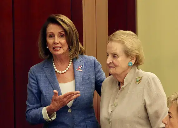 Democratic Leader Nancy Pelosi praised Chairman Albright's decades of international leadership on foreign policy as well as NDI’s work in Syria.