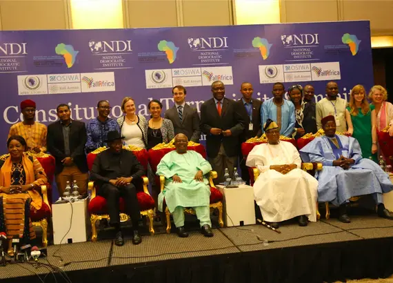 Group Staff Photo Niamey Term Limits Summit