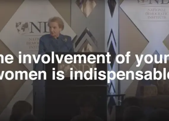 Madeleine K. Albright in Amy Poehler’s Smart Girls Video