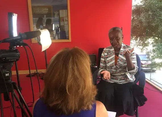 NDI’s Sandra Pepera, director for gender, women and democracy, speaks with Cari Stein, executive producer of PBS’s To The Contrary, about the #NotTheCost campaign and the prevalence of violence against women in politics.