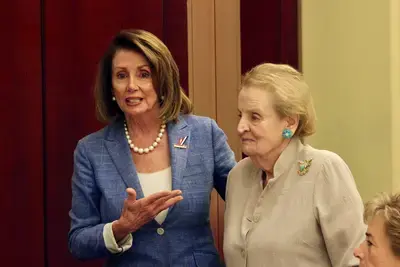 Democratic Leader Nancy Pelosi praised Chairman Albright&#039;s decades of international leadership on foreign policy as well as NDI’s work in Syria.
