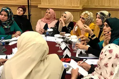 WAB members from Anbar. Photo credit: NDI-Iraq. 