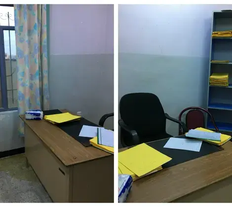 MP Youkhana and COA Habib’s temporary office on the outskirts of Qaraqosh
