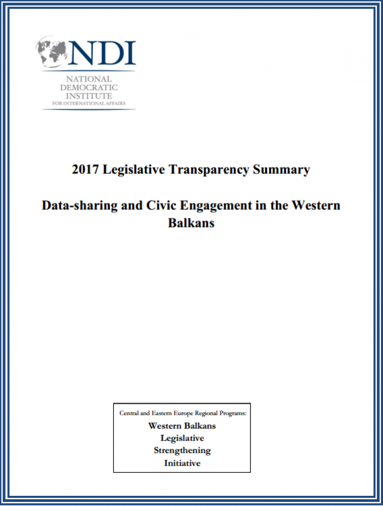 2017 Transparency Summary Cover