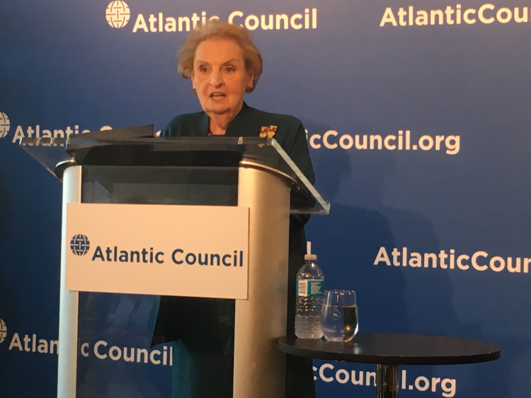 Madeleine Albright at Atlantic Council