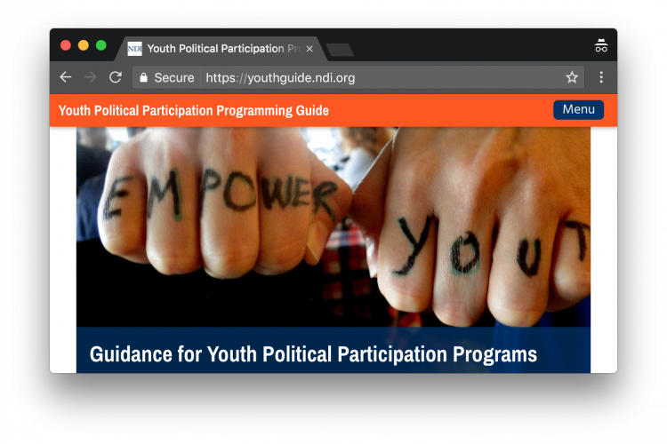 Youth Guide Screenshot
