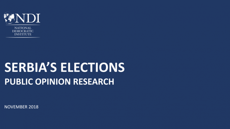 Serbia's Elections - Public Opinion Research